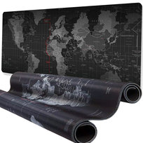 PODKŁADKA POD MYSZ KLAWIATURĘ NA BIURKO GAMINGOWA DUŻA MAPA ŚWIATA 30 x 80