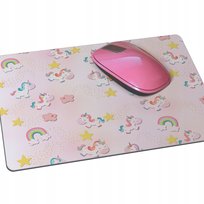 Podkładka pod mysz mousepad JEDNOROŻEC różowa