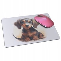 PODKŁADKA POD MYSZ myszkę DASHSHUND WŁAŚCICIELA psa prezent hodowcy jamnik