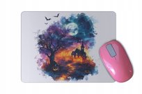 Podkładka pod mysz myszkę HALLOWEEN spooky dynia PREZENT nietoperz zamek