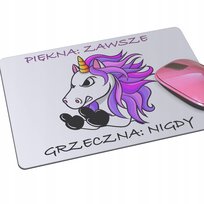 Podkładka pod mysz myszkę JEDNOROŻEC dla kobiet