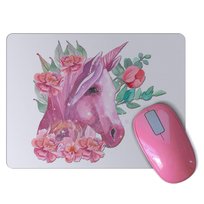 Podkładka pod mysz myszkę JEDNOROŻEC koń różowy