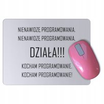 Podkładka pod mysz myszkę PROGRAMISTY mem śmieszna