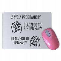 Podkładka pod mysz myszkę PROGRAMISTY śmieszna mem