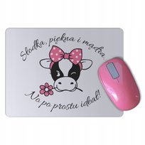 Podkładka pod mysz myszkę ŚMIESZNA KROWA memy mem