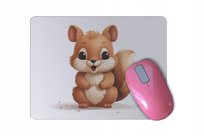 PODKŁADKA POD MYSZ myszkę WIEWIÓRKA z wiewiórką prezent dla dziecka