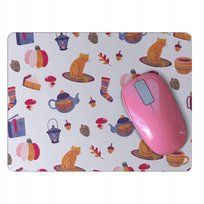 Podkładka pod mysz myszkę Z KOTEM KOT jesień