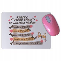 PODKŁADKA POD MYSZ MYSZKĘ z psem PSAMI psy pies
