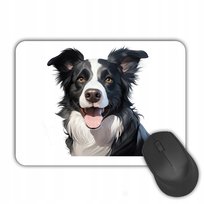 PODKŁADKA POD MYSZ myszkę z psem rasy BORDER COLLIE do biura PREZENT piesek