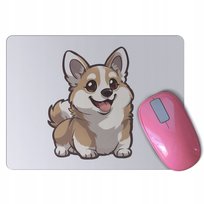 PODKŁADKA POD MYSZ prezent Z PSEM PIES PIESEK CORGI DLA HODOWCY miłośnika