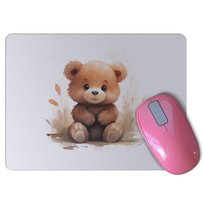 PODKŁADKA POD MYSZ Z MISIEM MIŚ pluszowy słodki dla dziecka prezent