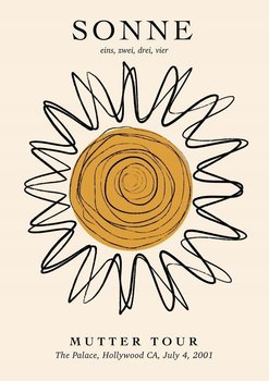 PODKŁADKA POD MYSZ Z Nadrukiem 22x18 cm Sonne Słońce ART Tekst Prezent - Inny producent