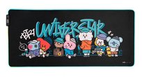 Podkładka pod myszkę gamingowa XXL BT21 Świecąca podkładki na biurko LED 80x35 cm