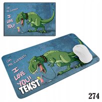 PODKŁADKA POD MYSZKĘ MYSZ WZORY DO WYBORU - DINOZAURY DINO 20x24cm