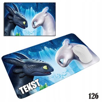 PODKŁADKA POD MYSZKĘ MYSZ WZORY DO WYBORU - JAK W SMOKA BAJKA 20x24cm - WORLD CASE