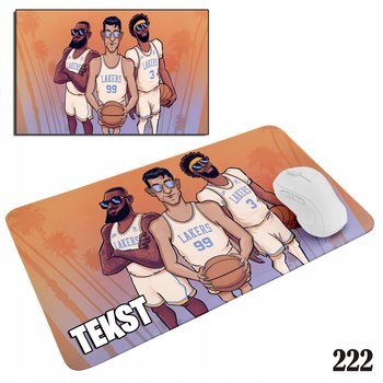 PODKŁADKA POD MYSZKĘ MYSZ WZORY DO WYBORU - LAKERS NBA KOSZYKÓWKA 20x24cm - WORLD CASE