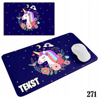PODKŁADKA POD MYSZKĘ MYSZ WZORY DO WYBORU - UNICORN JEDNOROŻEC 20x24cm - WORLD CASE