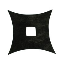 Podkładka Podstawka Pod Kubek Shuriken Ninja Czarna 11,5 X 11,5 Cm