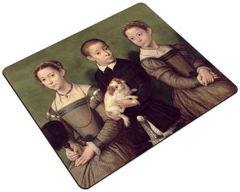 Podkładka troje dzieci z psem sofonisba anguissola 24x19cm - None