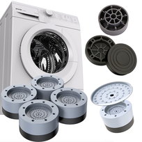 Podkładki antywibracyjne pod pralkę proste modułowe solidne komplet 4 sztuk