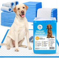 PODKŁADY HIGIENICZNE DLA PSÓW Maty Do Sikania Dla Psa Zwierząt 50szt 60x60