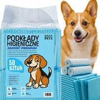 Podkłady Maty Higieniczne dla Psa do Sikania Chłonne na Odchody 60x60 50szt