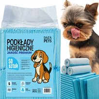 Podkłady Maty Premium Chłonne Nauka Sikania dla Szczeniaka 45x60 50szt / Dazapets