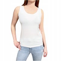 Podkoszulek damski szerokie ramiączka biały L