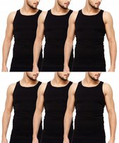 PODKOSZULKA KOSZULKA MĘSKA 100% BAWEŁNA GŁADKA OKRĄGŁY ZESTAW 6-SZT - 4XL