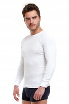 Podkoszulka Męska Długi Rękaw Biała 100% Bawełna Ciepła Thermo 2XL - Moraj