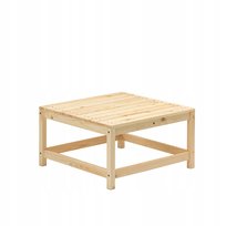 Podnóżek Ogrodowy Drewniany Siedzisko Sosna Meble ogrodowe na taras balkon