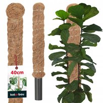 PODPORA DO ROŚLIN 40 CM Z WŁÓKNA KOKOSOWEGO TYCZKA PAŁKA 3,2 PALIK KOKOSOWY Kotarbau