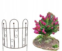 Podpora metalowa palisada podpórka obrzeże pergola solidne 50x65cm