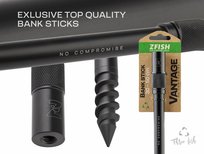Podpórka Bankstick Teleskopowa Gwintowany Grot 30-50cm VANTAGE ZFISH Zfish