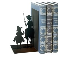 Podpórka do Książek Don Kichot Metalowa Podstawka Stojak na Książki Regał Półka