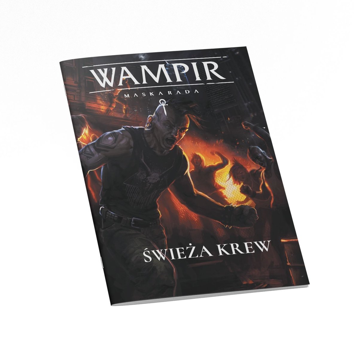 Podręcznik Starter Wampir: Maskarada Świeża Krew, gra planszowa, ALIS GAMES