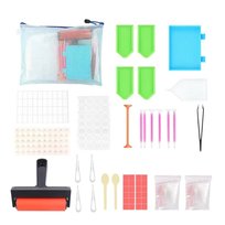 Podręczny Zestaw Narzędzi Do Haftu Diamentowego - Saszetka