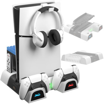 Podstawka Chłodząca Ładowarka Ps5/Ps5 Slim 4In1 - FroggieX