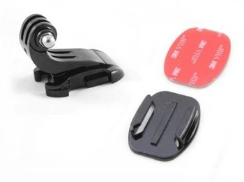 Podstawka Nalepiana 3M + J-Hook Do Gopro Hero 5 4 3+ 3 + 2 - XREC