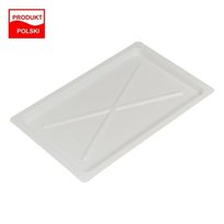 Podstawka pod suszarkę 35,5x23 cm biała Metpol chroni blat przed wodą METPOL