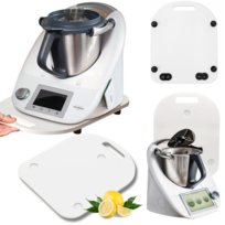 Podstawka pod Thermomix TM5 TM6 deska przesuwna biała Antypoślizgowa ochrona blatu