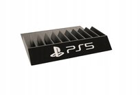 Podstawka stojak na gry - na 10 gier do PS5 PS4 PS3 - Czarny