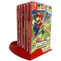 PODSTAWKA UCHWYT POD GRY NINTENDO SWITCH 12 MIEJSC CZERWONA Inny producent
