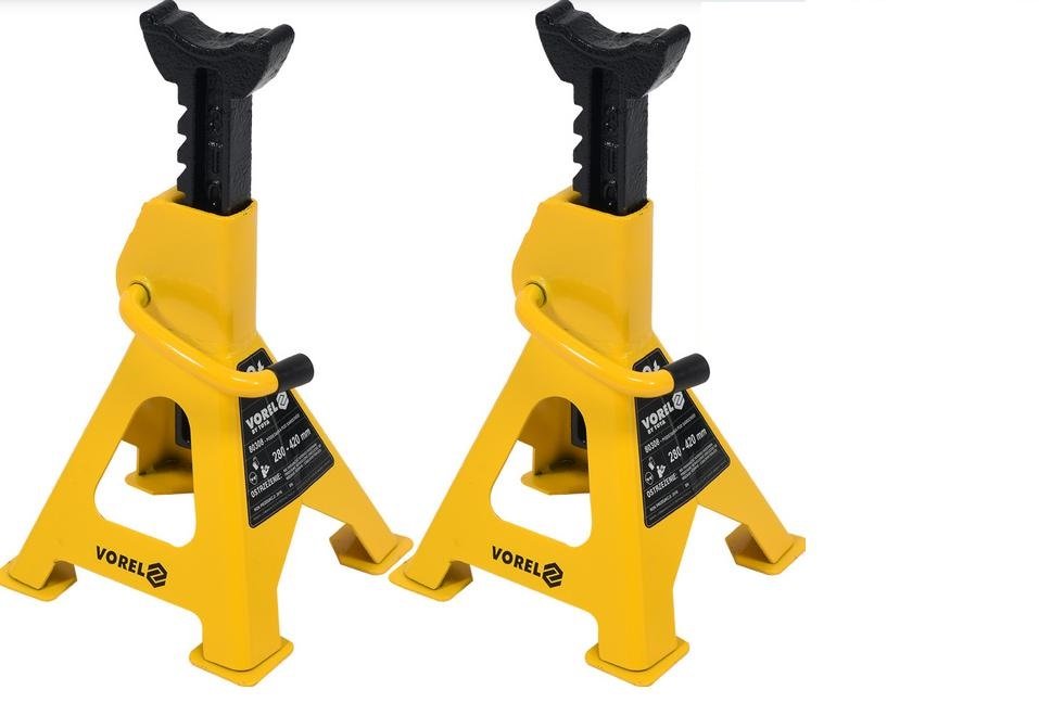 Podstawki samochodowe VOREL 80308, 3 t, 280 - 420 mm, 2 szt