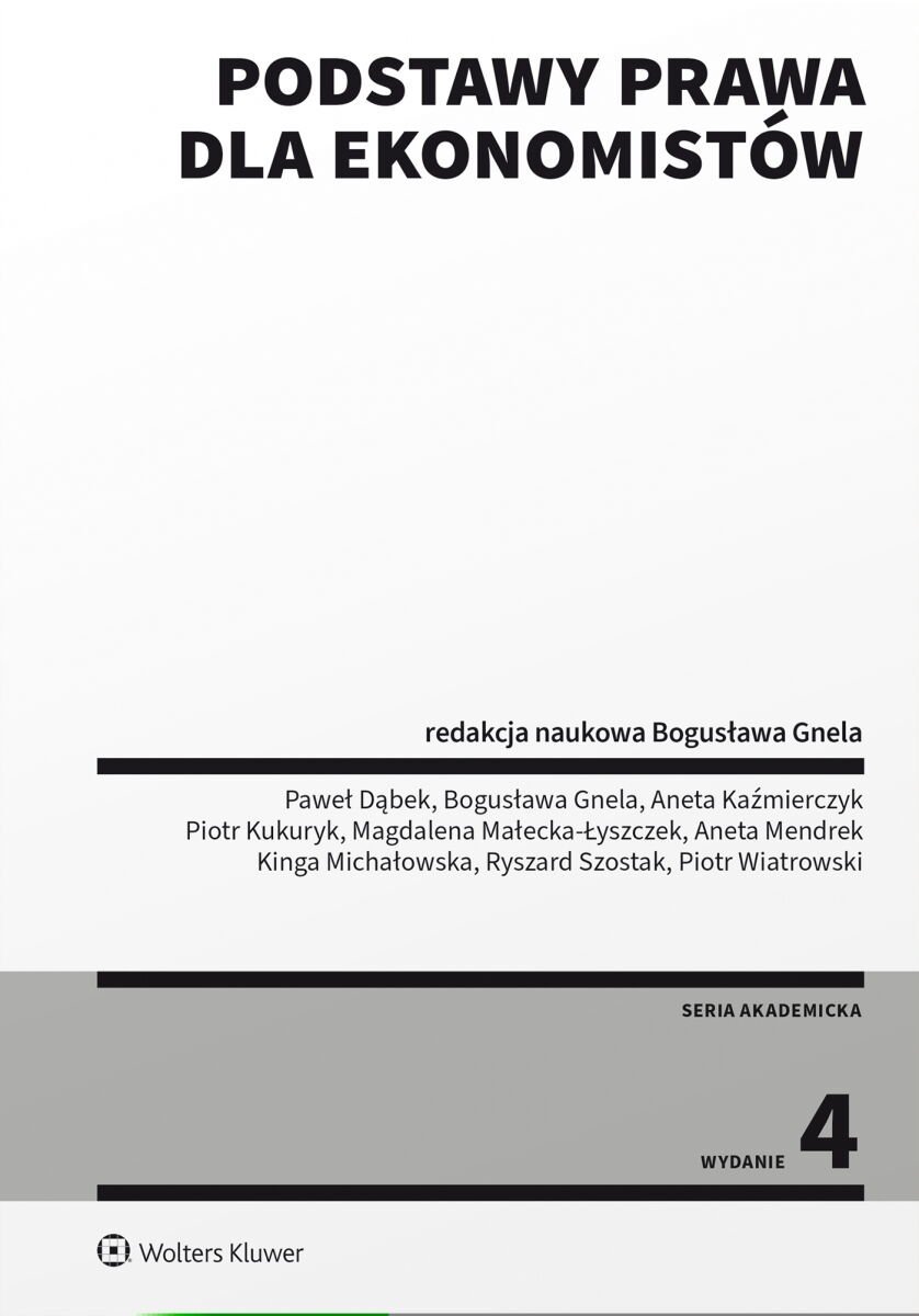Podstawy prawa dla ekonomistów - ebook PDF - Dąbek Paweł | Ebook Sklep