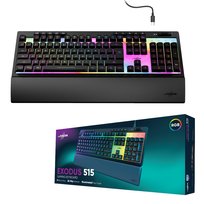 PODŚWIETLANA KLAWIATURA GAMINGOWA URAGE EXODUS 515 RGB QWERTY PL CZARNA USB