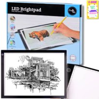 PODŚWIETLANA Tablica Do Rysowania LED DESKA KREŚLARSKA TABLET Kalka A4 PREZENT DLA DZIECKA + EBOOK Pltb