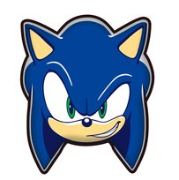 Poduszka 33x29 Sonic niebieska kształtka przytulanka Jerry Fabrics