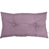 Poduszka Basic prostokątna z guzikiem Brudny fiolet Cotton&Sweets