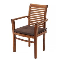 Poduszka Bella Brązowa na Krzesło fotel ławkę ogrodową 50x43 cm